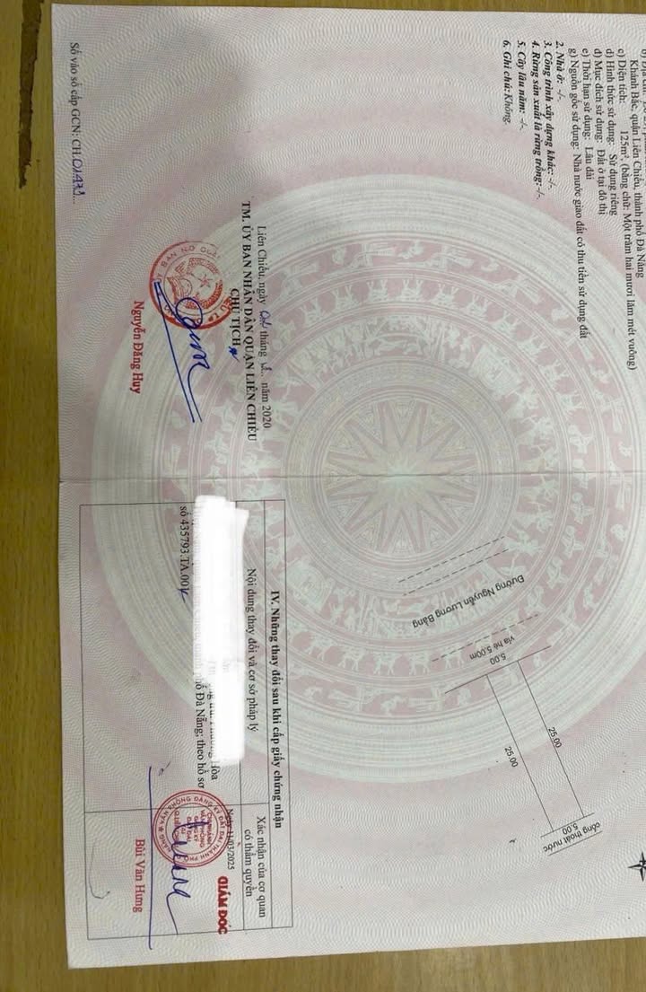 Bán Gấp Đất Tặng Nhà Mặt Tiền Nguyễn Lương Bằng, Đà Nẵng - 125m² Giá Tốt