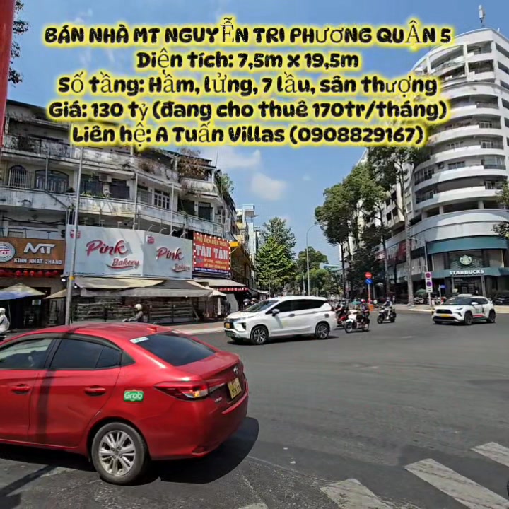 Nhà Mặt Tiền Nguyễn Tri Phương Q5 - 143m², Kinh Doanh Sầm Uất, Dòng Tiền 170 Triệu/Tháng