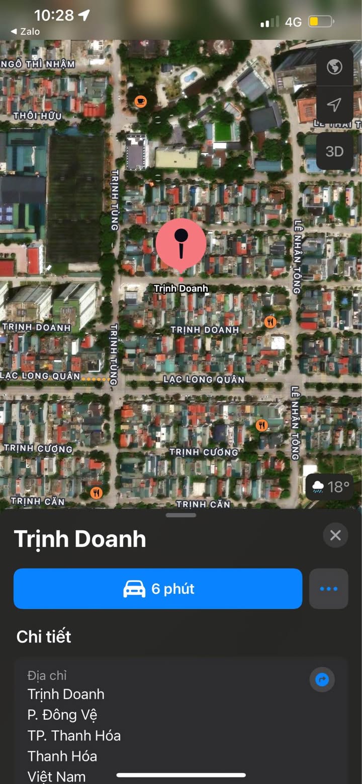 Lô Đất Mặt Đường Trịnh Doanh TP Thanh Hóa 88.5m² - Đường To Ô Tô