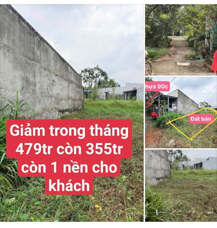 Đất Nền Mỹ Phong, Tiền Giang - 72m² Sổ Hồng, Giá 355 Triệu Bao Phí