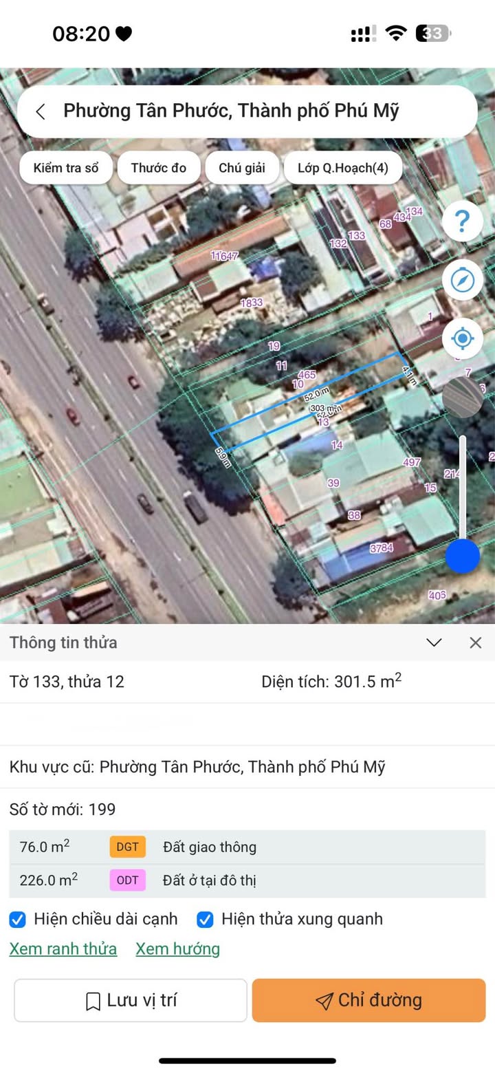 Đất nền Long Thành 301m² - Mặt tiền QL51, tiềm năng tăng giá!