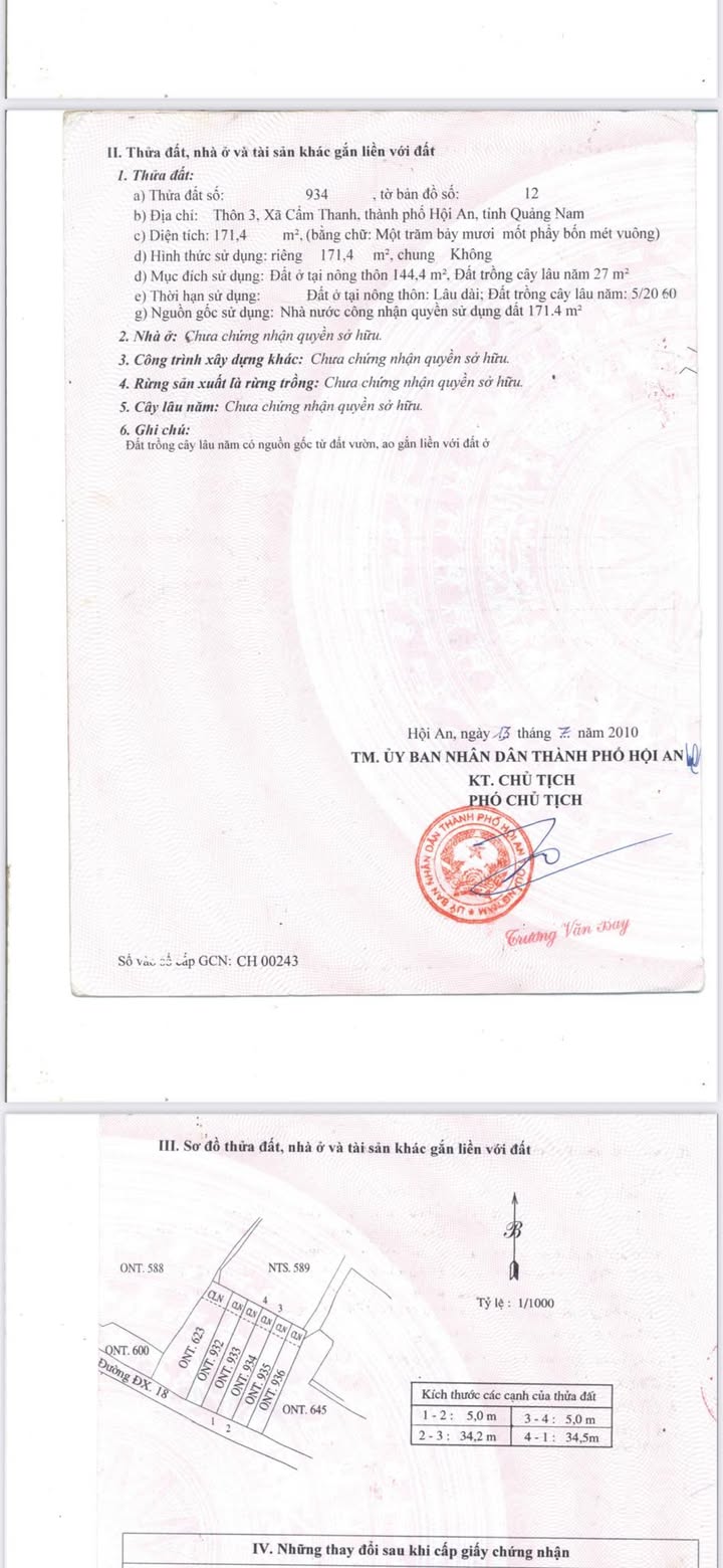 Đất nền Cẩm Thanh Hội An 171m² - View hồ tôm, sát thuyền thúng