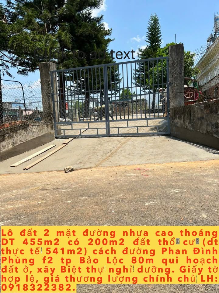 Đất nền Phường 2 Bảo Lộc 541m² - View cao thoáng, tiềm năng tăng giá!