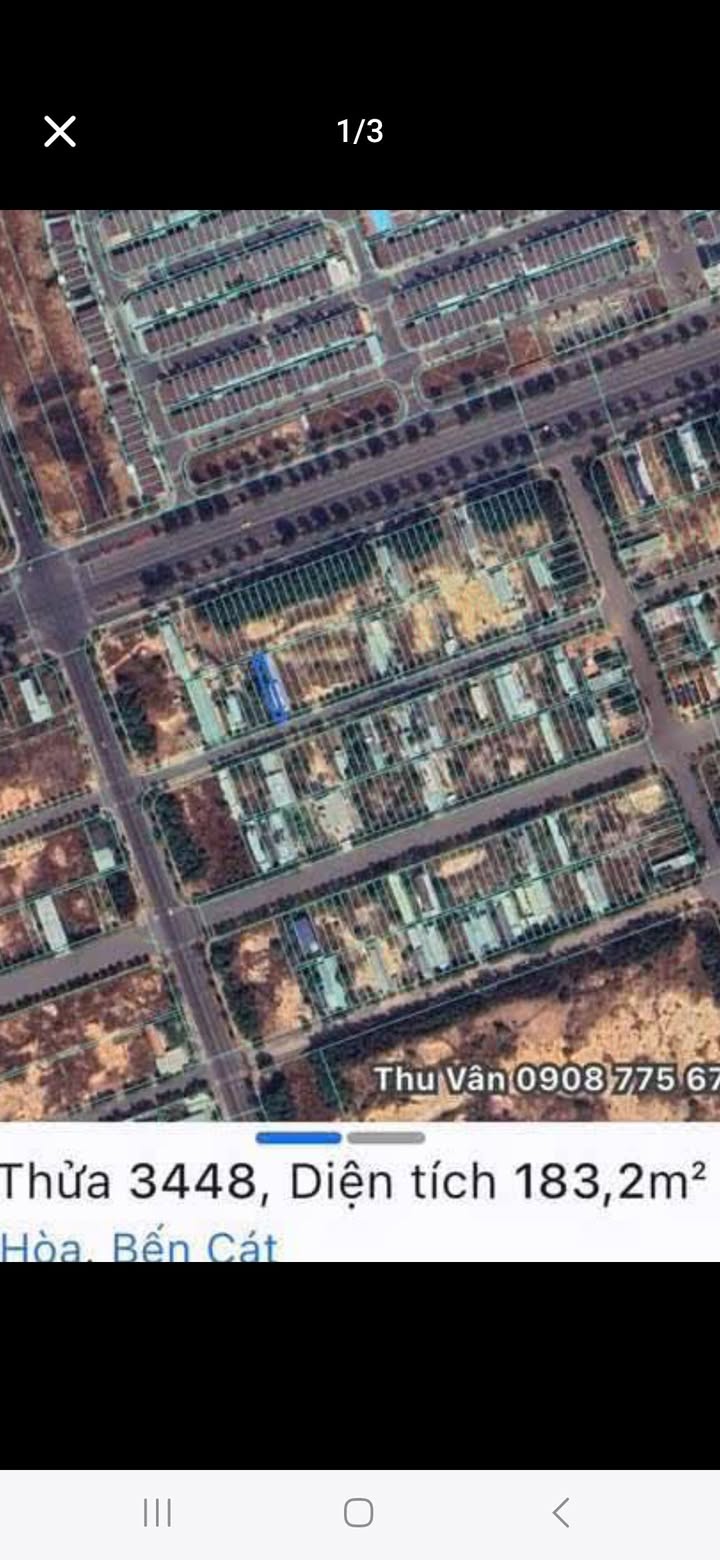 Đất nền Mỹ Phước 4 Bến Cát 185m² - Sổ đỏ chính chủ, đầu tư sinh lời!