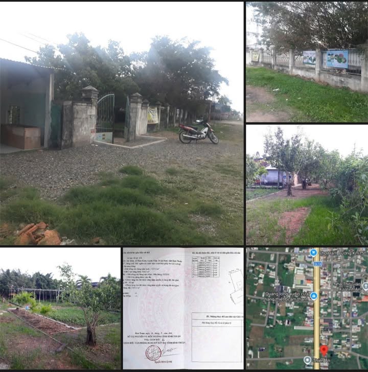 Đất nền Hàm Thuận Nam 1657m² giá 9.6 tỷ - Sổ đỏ chính chủ, kinh doanh đỉnh!