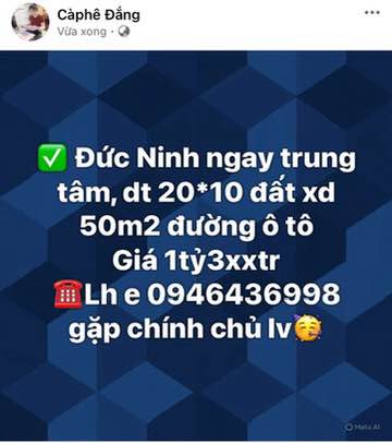 Đất nền Đức Ninh Đông, Đồng Hới 50m² - Sổ đỏ chính chủ!