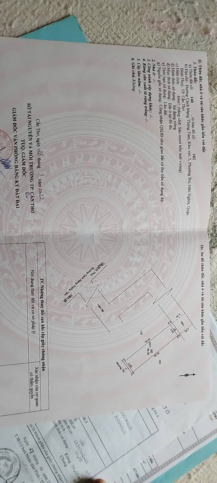 Đất nền Cần Thơ 64m² 2.35 tỷ - Sổ đỏ chính chủ, tặng nhà!