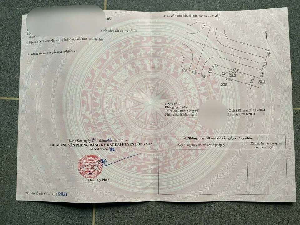 Đất nền Đông Minh Thanh Hóa 133m² - Sổ đỏ chính chủ, bán gấp!