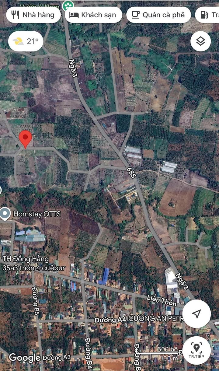 Đất nền Buôn Ma Thuột 540m² giá 599 triệu - Sổ đỏ chính chủ!