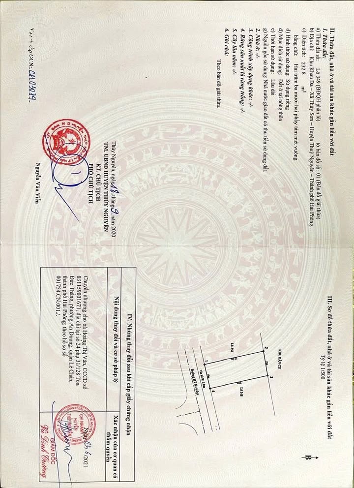 Bán Gấp Biệt Thự Khau Da, Hải Phòng - 232m², Hướng Nam, Giá 11 Tỷ