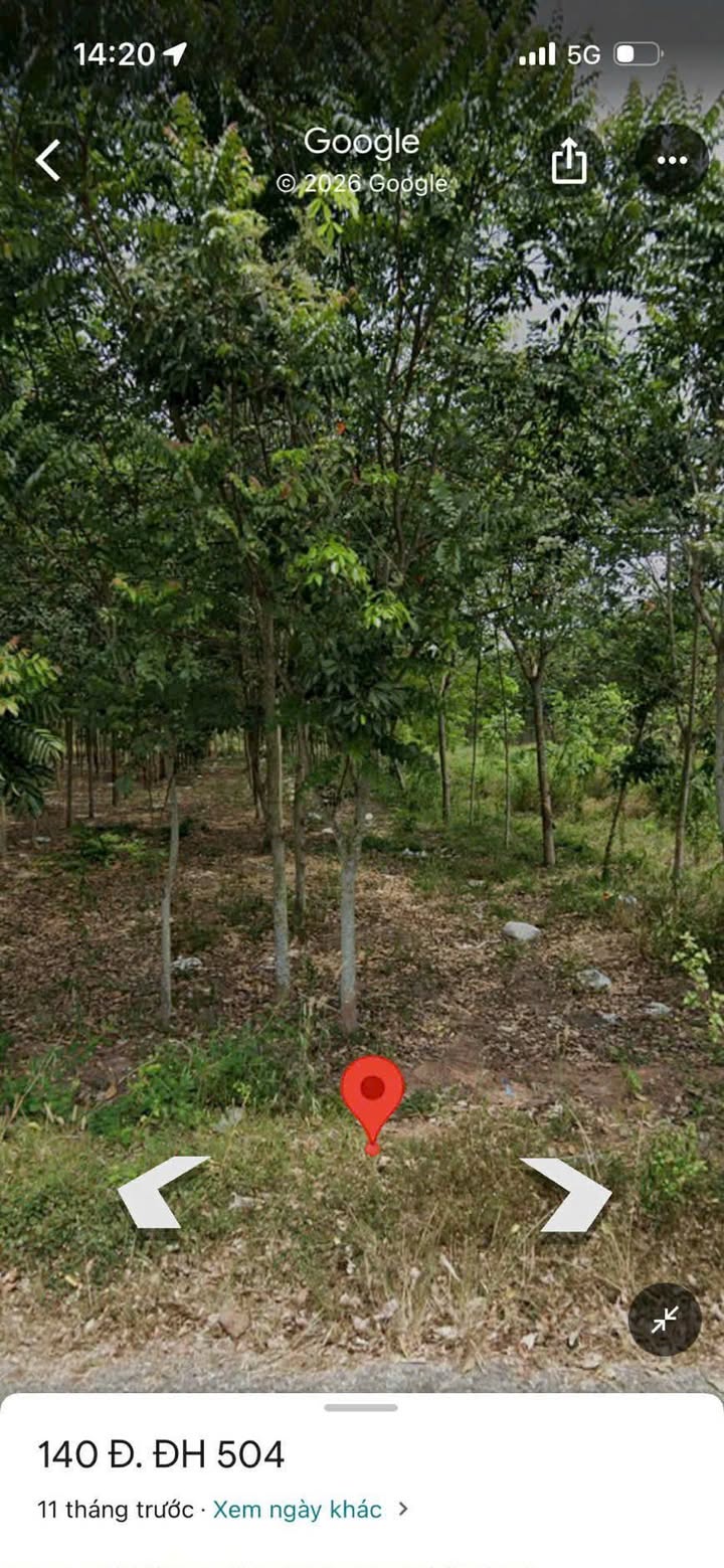 Đất nền mặt tiền nhựa ĐH504, Phú Giáo - 2041m², sổ riêng, giá 2 tỷ