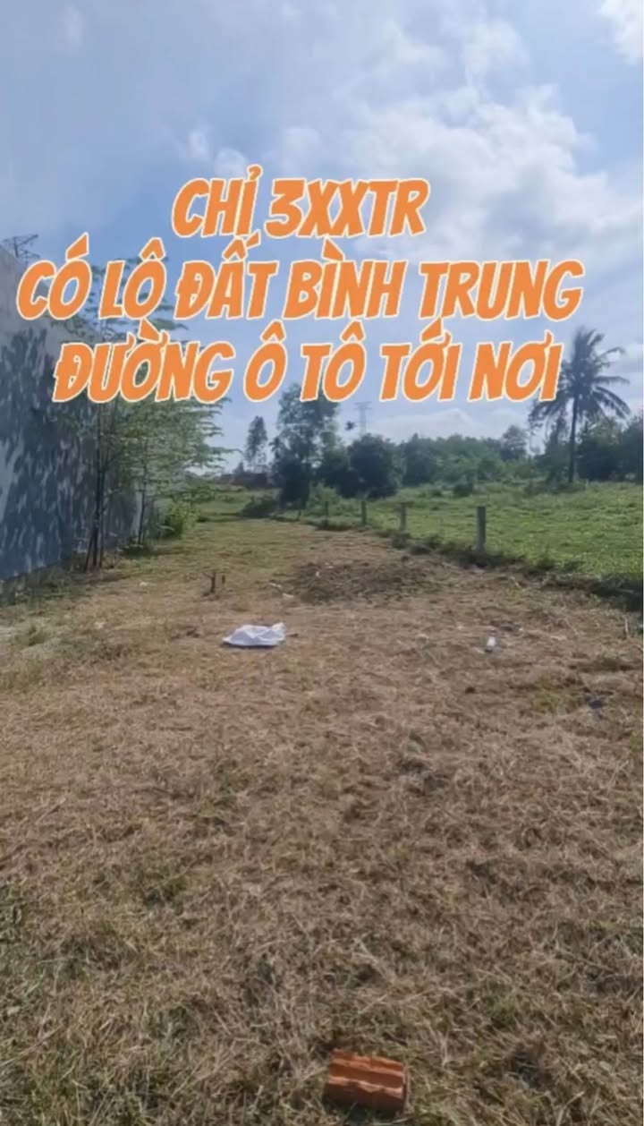 Đất Nền Xã Bình Trung 220m² từ 300 triệu - Tiềm năng tăng giá!