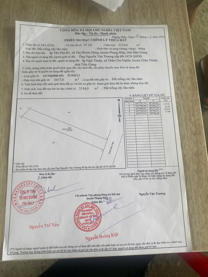 Đất nền Bình Thủy Cần Thơ 5440m² - Tiềm năng tăng giá vượt trội!