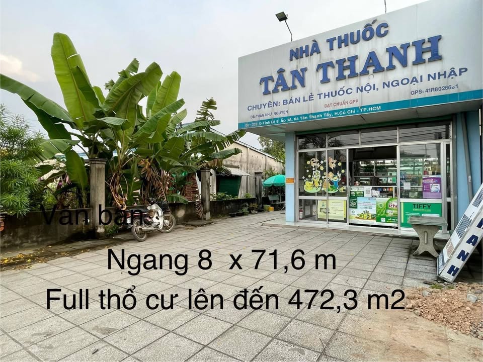 Nhà Mặt Tiền Tỉnh Lộ 8, Củ Chi - Dòng Tiền Ổn Định 16.5 Tỷ