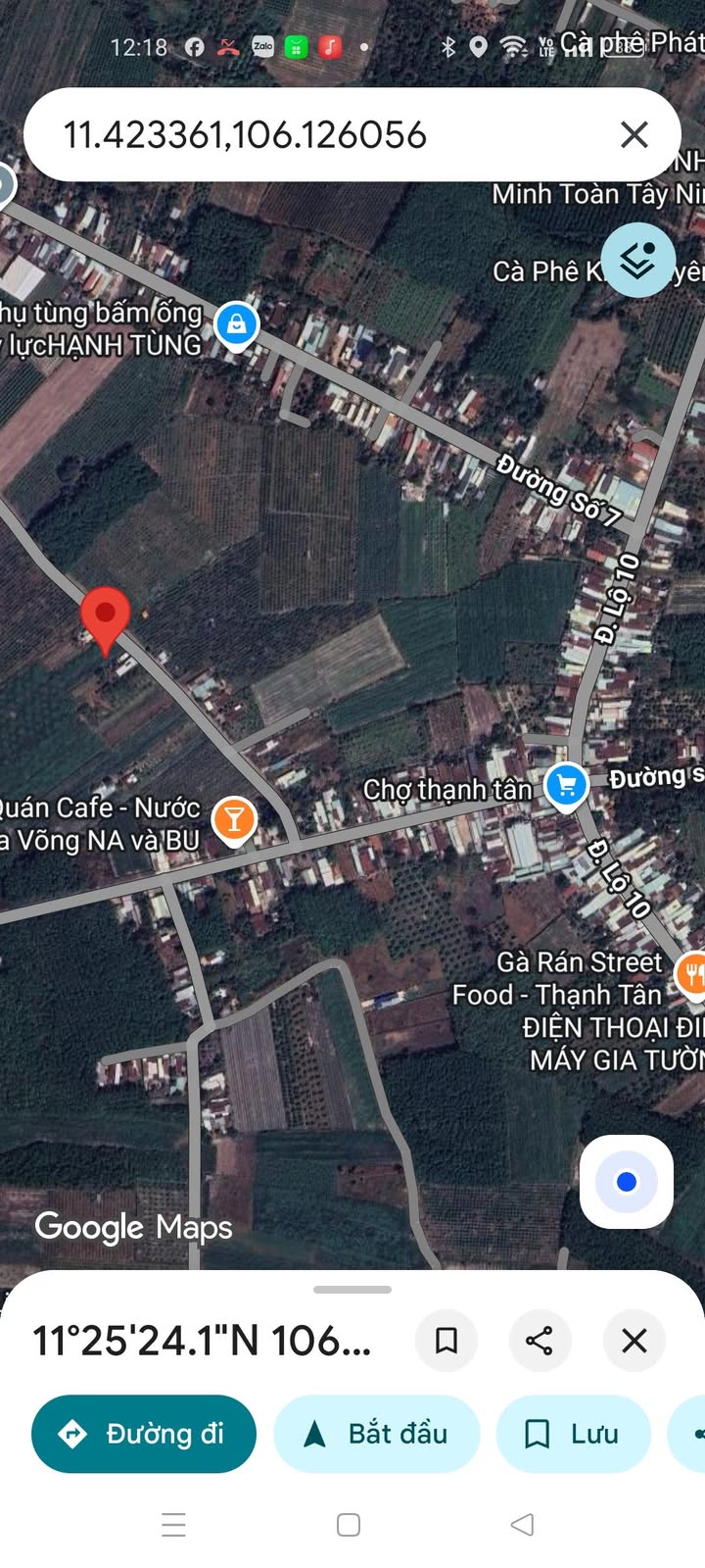 Bán Đất Mặt Tiền 10000m² Xã Thạnh Tân, Tây Ninh - Giá 4 Tỷ