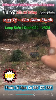 Đất nền Phước Tỉnh Long Đất 240m² - Lô góc vị trí đẹp, giá đầu tư tốt
