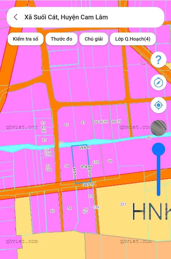 Đất nền Suối Cát Cam Lâm 967m² - Sổ đỏ chính chủ, đường to ô tô!