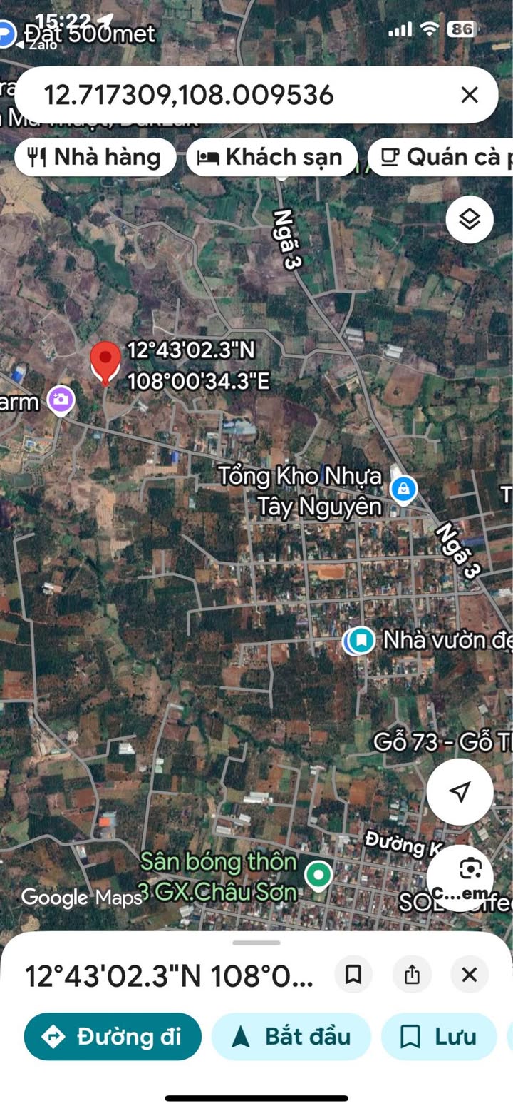 Đất nền Buôn Ma Thuột 3600m² chỉ 1.5 tỷ - Sổ đỏ chính chủ!