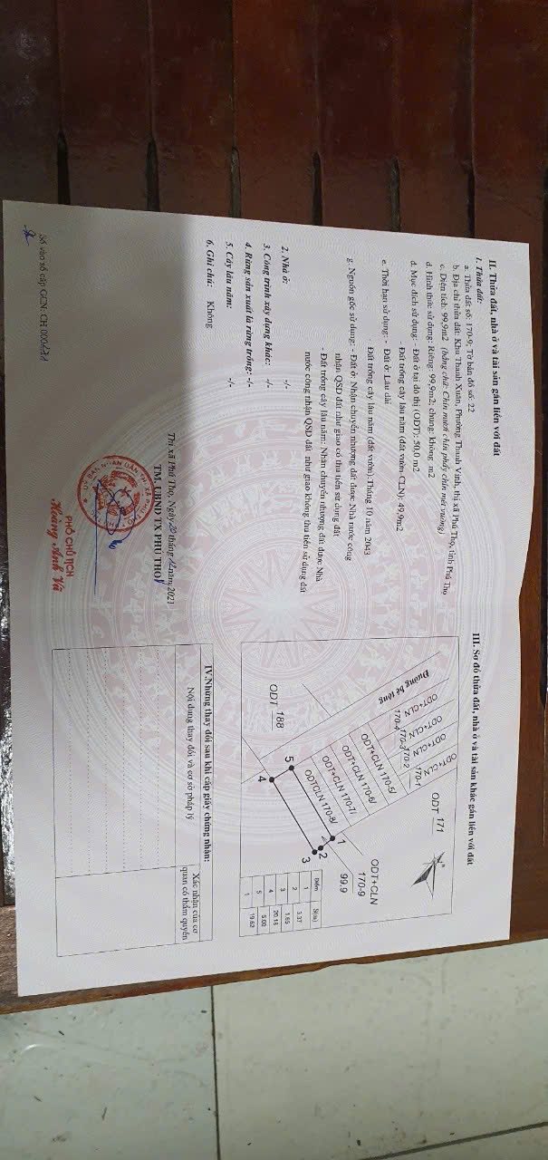 Đất nền Phường Thanh Vinh, Hòa Bình 100m² - Đường to ô tô