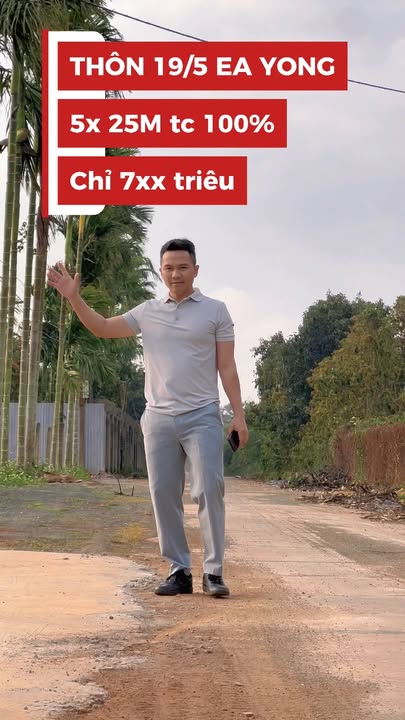 Đất nền Krông Pắc 125m² - Sổ đỏ chính chủ, xây dựng tự do!