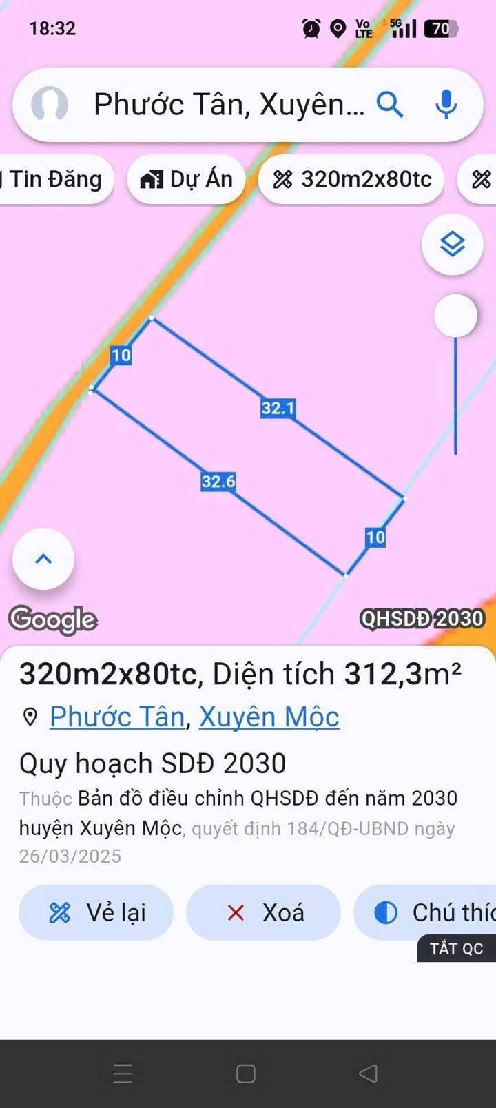 Bán Đất Hồ Tràm 300m² - Mặt Tiền Đường Nhựa, Sổ Đỏ Sẵn Sàng