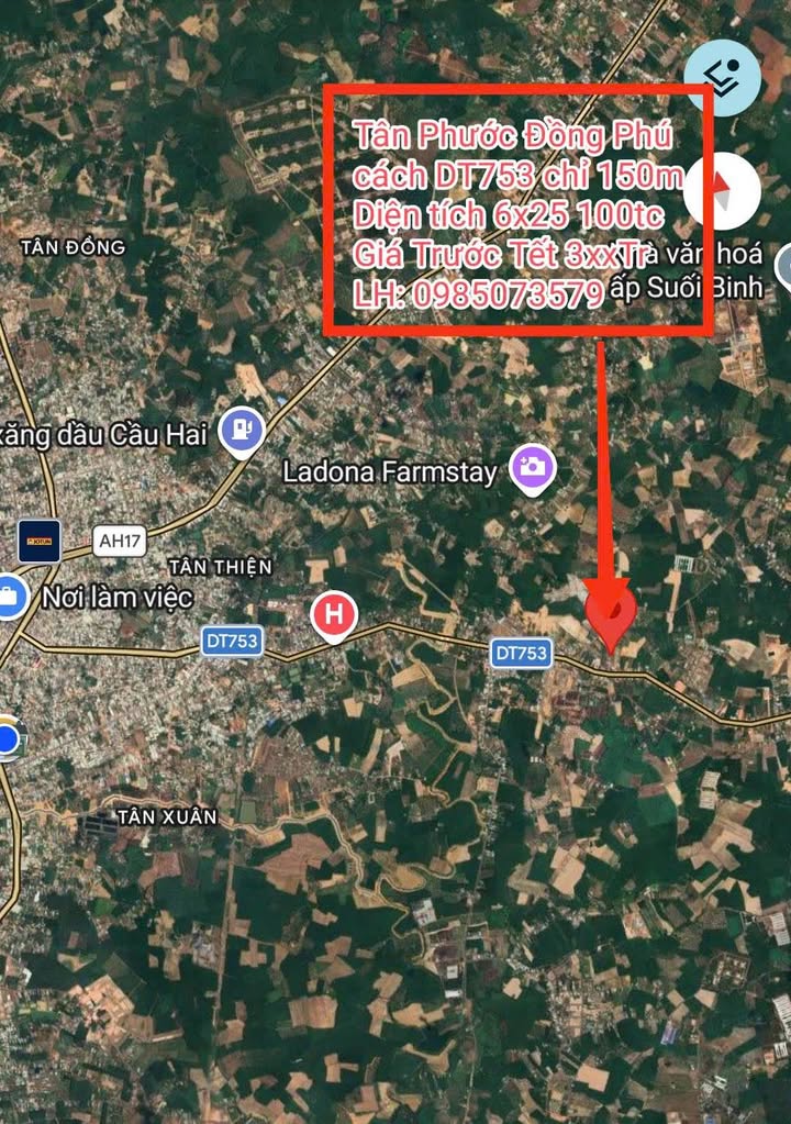 Đất nền Đồng Phú 150m² - Đất thổ cư 100%, tiềm năng tăng giá!