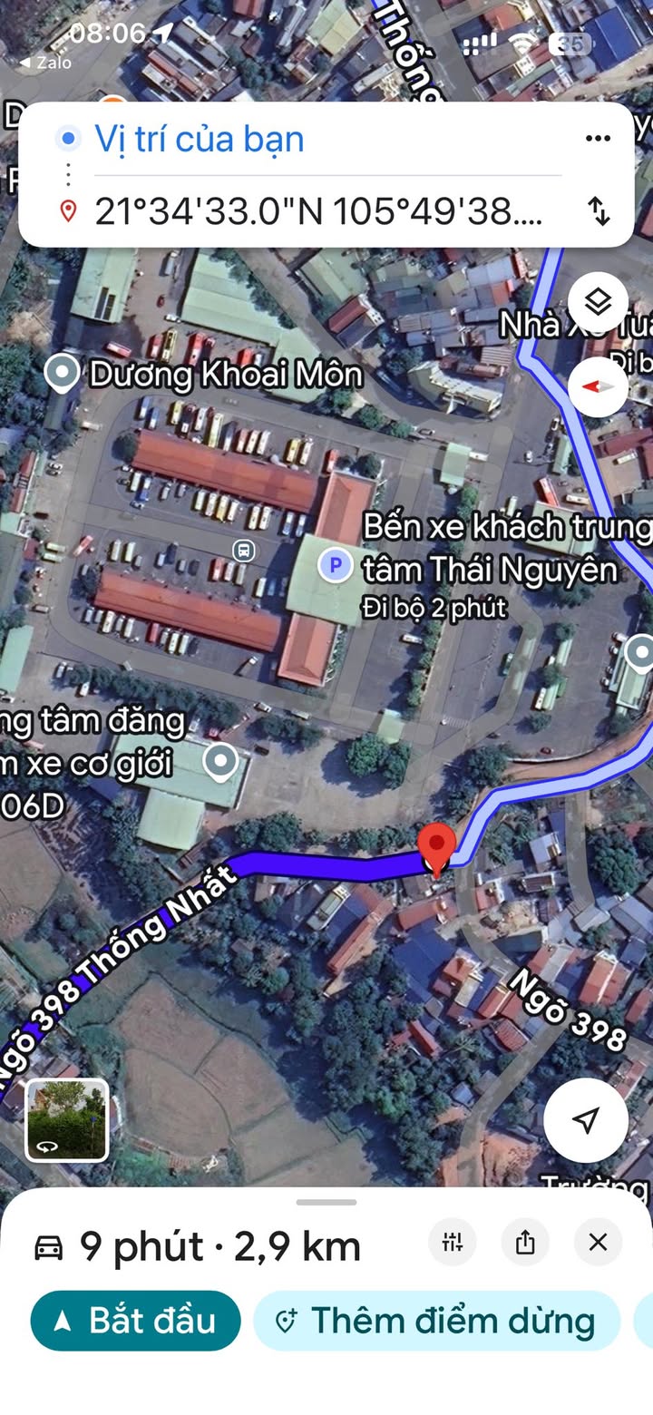 Đất nền Đồng Quang, Thái Nguyên 136m² - Sổ đỏ chính chủ, chưa đến 2 tỷ