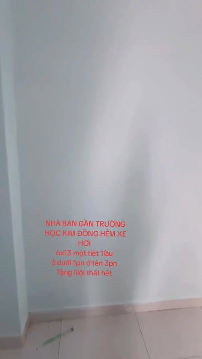 Nhà 78m² Hẻm Xe Hơi Q12 - 4PN Đủ Nội Thất, Gần Trường Kim Đồng - 4.85 Tỷ TL