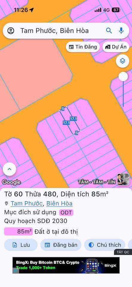 Đất nền KDC Phước Thái 90m² Biên Hòa - Sổ đỏ chính chủ!