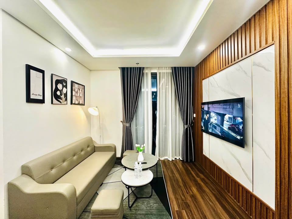 Cho thuê căn hộ Hoàng Huy Grand 2PN, tầng cao, full đồ - Giá 9tr/tháng