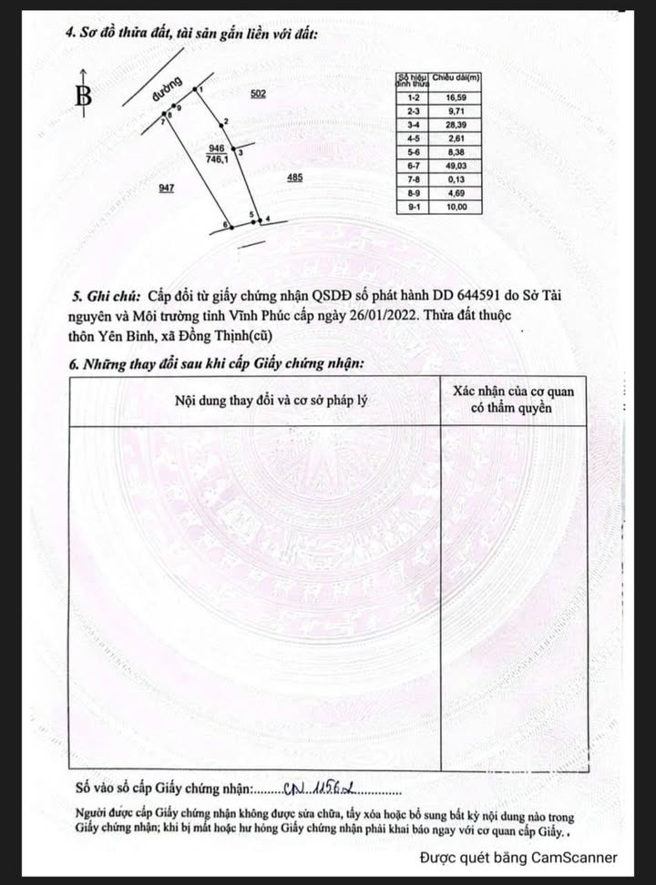 Đất nền Đồng Thịnh Sông Lô 700m² – Giá tốt hiếm có!