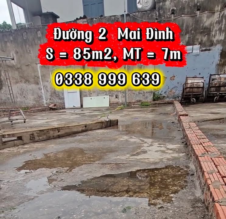 Đất nền Mai Đình Sóc Sơn 85m² - Sổ đỏ chính chủ - Kinh doanh đỉnh!