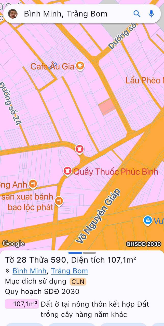 Đất nền Trảng Bom 100m² giá 699 triệu - Sổ đỏ chính chủ