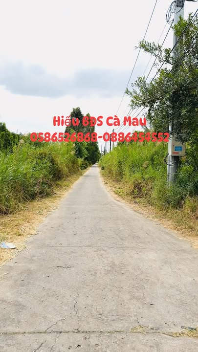 Đất nền mặt tiền Kênh Mới, Cà Mau - 798m² Hướng Bắc - Sổ Thổ cư