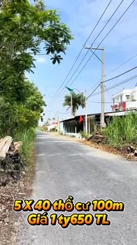 Đất nền Mỹ Tho 200m² giá 1.65 tỷ - Pháp lý rõ ràng