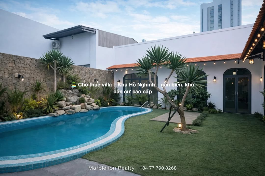 Cho thuê Villa Hồ Nghinh 360m² - Gần Biển, Khu Dân Cư Cao Cấp