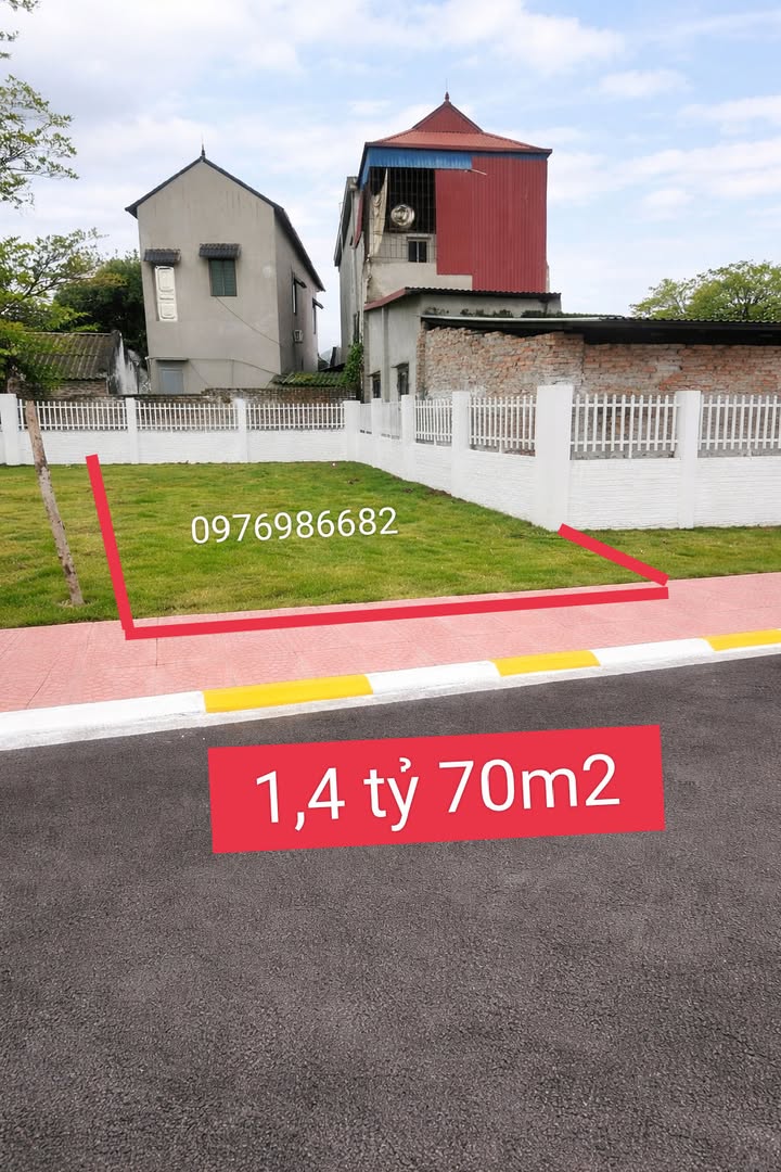 Đất nền Xuân Hòa Phúc Yên 80m² 1.4 tỷ - Sổ đỏ chính chủ, thổ cư 100%