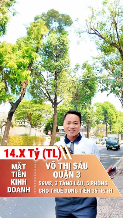 Nhà Phố Võ Thị Sáu Quận 3 - 356m² giá 14 tỷ - Mặt tiền kinh doanh!