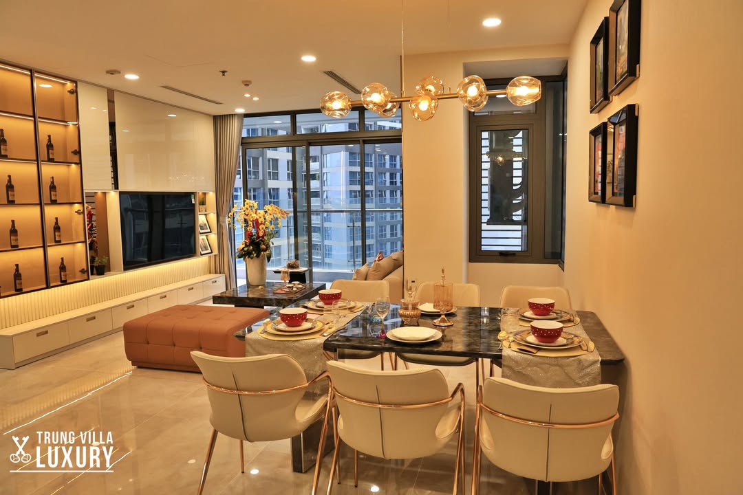 Căn hộ góc Park 6 Vinhomes Central Park 140m² - 4PN Full Nội Thất - Sổ Hồng Riêng