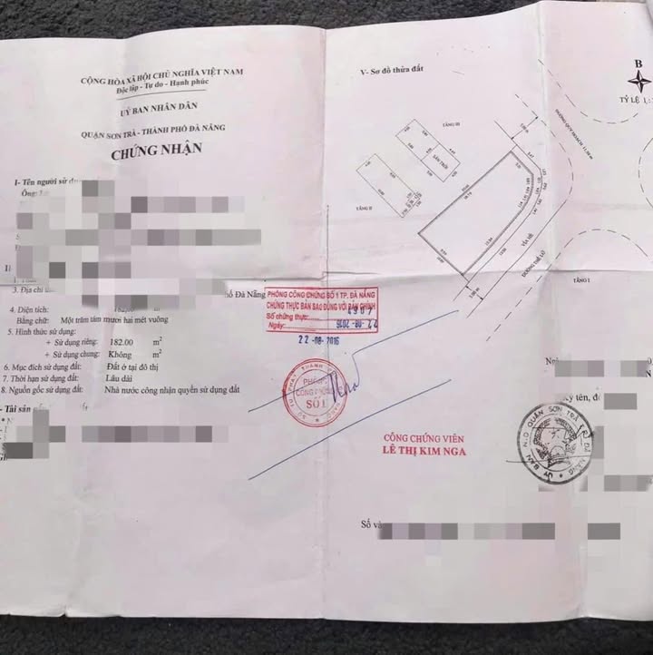 Nhà Lô Góc 2 Mặt Tiền Đỗ Anh Hàn - Thế Lữ, Sơn Trà - 182m² Kinh Doanh/Đầu Tư