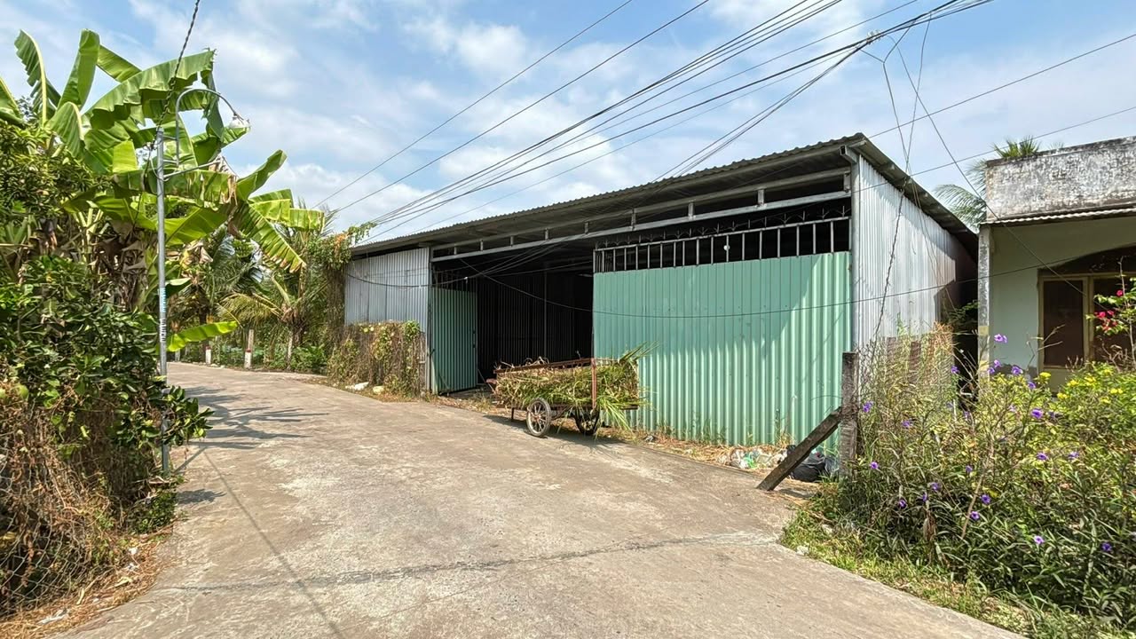 Bán gấp kho 500m² góc 2 mặt tiền, 1.6 tỷ, Châu Thành, Tiền Giang