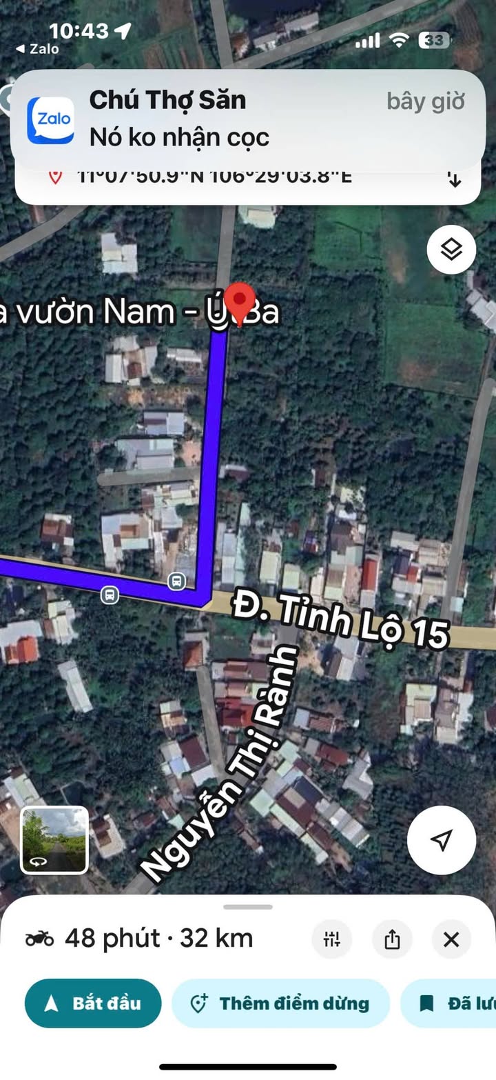 Đất nền Củ Chi 241m² Tỉnh lộ 15 - Pháp lý rõ ràng!