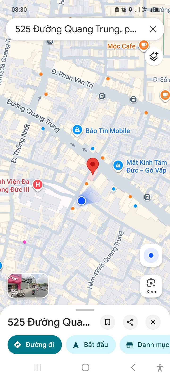 Nhà riêng Quang Trung Phú Nhuận 78m² - Ô tô vào tận nhà!