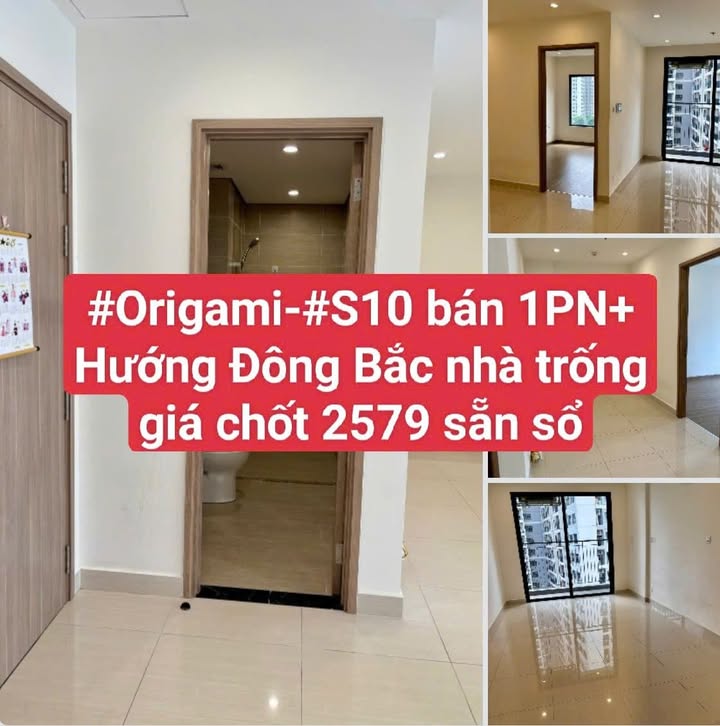 Căn hộ Vinhomes Grand Park Thủ Đức 47m² - Sẵn sổ, vào ở ngay!