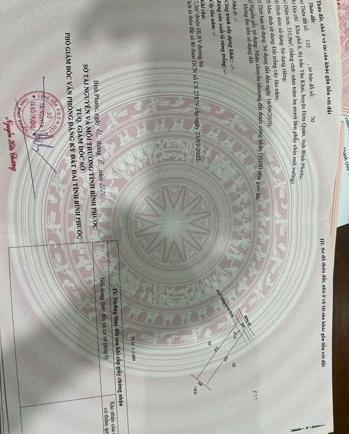 Đất nền Tân Khai 550m² giá 320 triệu - Hạ tầng hoàn thiện!