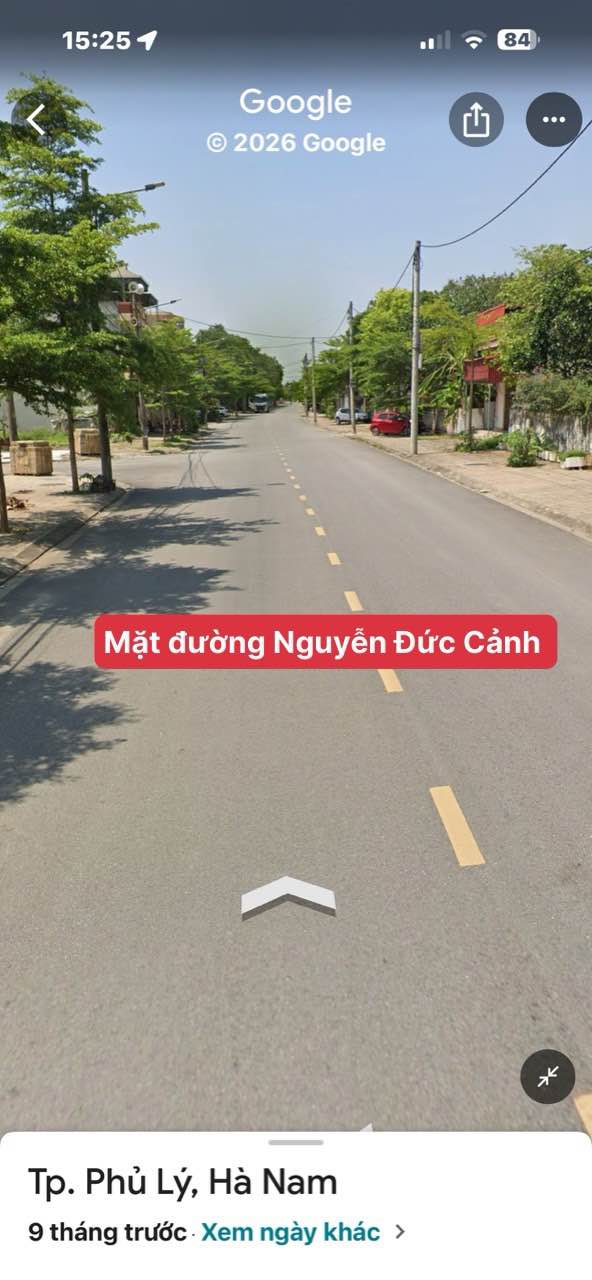 Đất nền Phủ Lý 80m² Đường Nguyễn Đức Cảnh - Sổ hồng chính chủ!