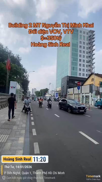 Tòa Nhà Góc 2 Mặt Tiền Nguyễn Thị Minh Khai, Q1 - Dòng Tiền 23.200 USD/Tháng