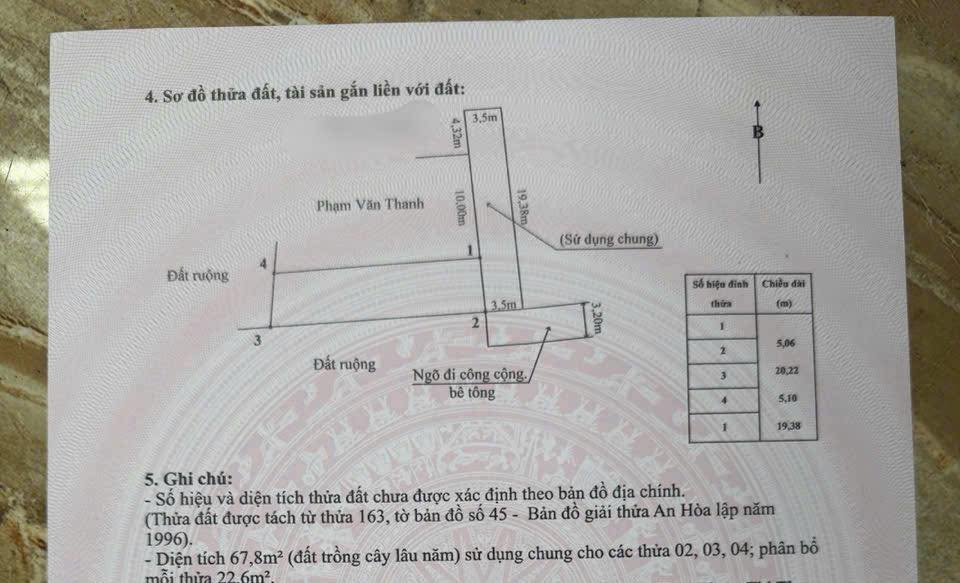 Đất nền 100m² Tỉnh Thuỷ, Thủy Nguyên - Đường to ô tô, hơn 1 tỷ!