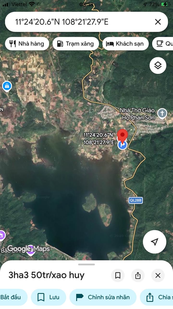 Đất nền QL28B Nha Trang 3.2ha - Tiềm năng tăng giá vượt trội!