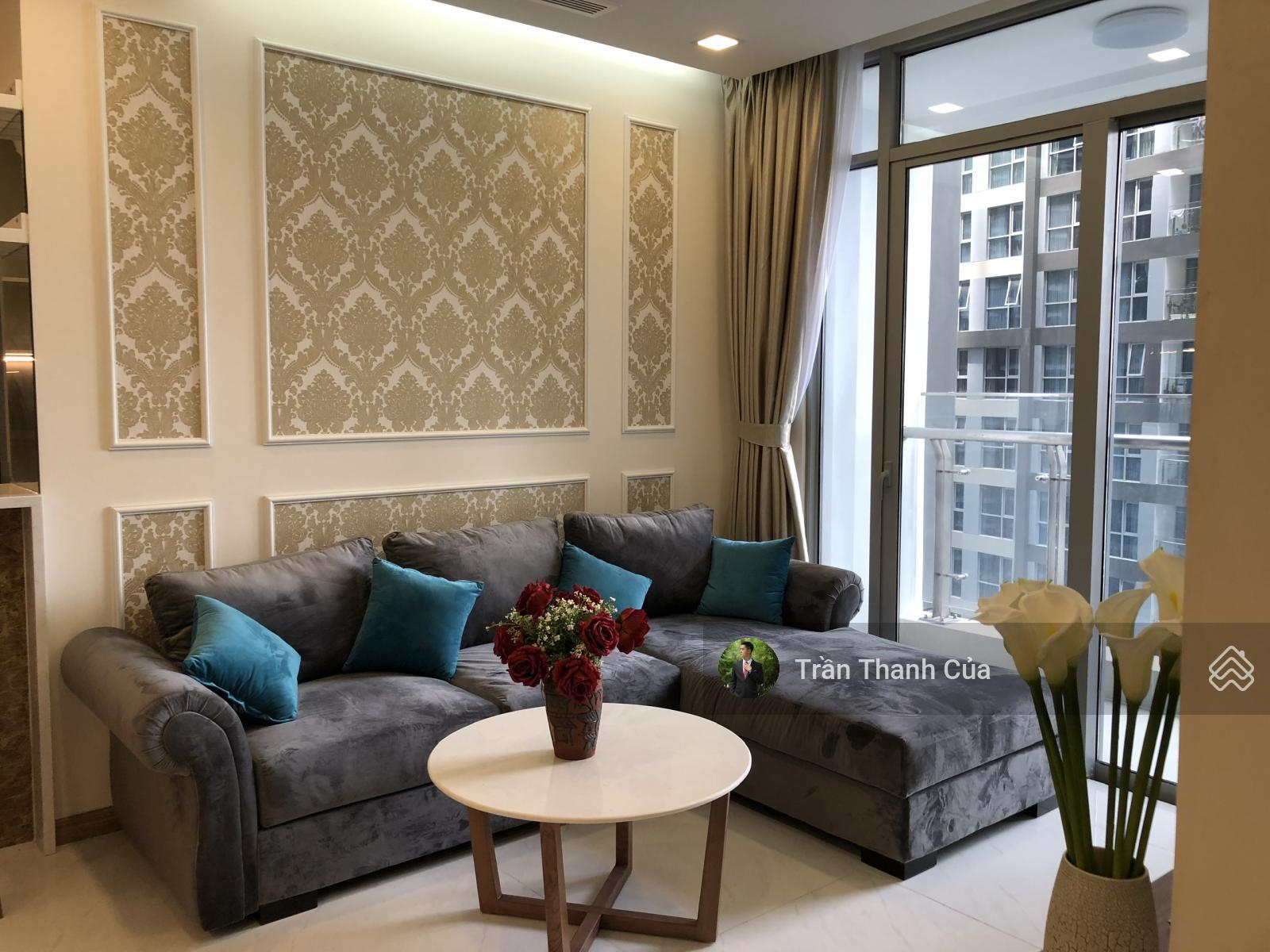 Cho thuê căn hộ 3PN Park 7 Vinhomes Central Park - 118m² view sông, full nội thất